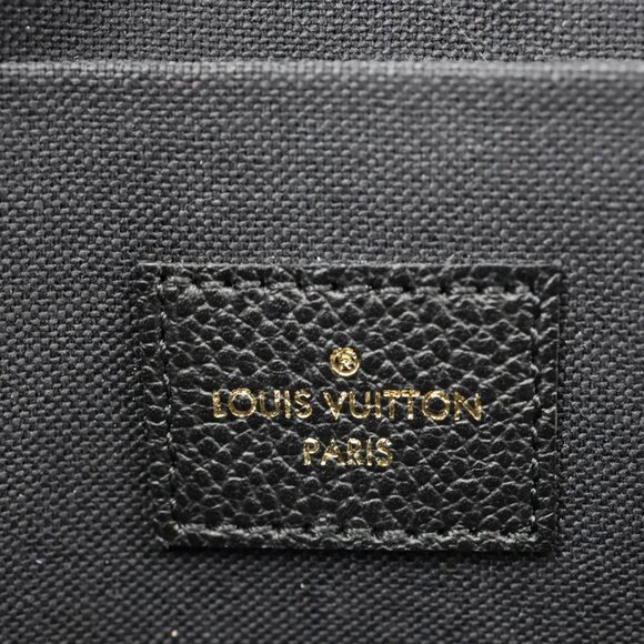Louis Vuitton Felicie Pochette Monogram Empreinte Crossbody Bag Black - Picture 13 of 14
